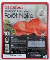 Suhkru kogus sees Jambon Cru Fumé Forêt Noire