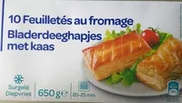 Suhkru kogus sees 10 Feuilletés au fromage