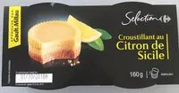 Jumlah gula yang masuk Croustillant au citron de Sicile