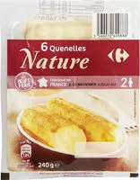 चीनी की मात्रा Quenelles