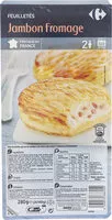 入っている砂糖の量 Feuilletés jambon fromage