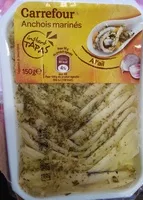Quantité de sucre dans Anchois marinés A l'ail