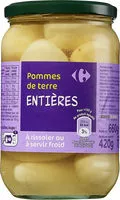Zuckermenge drin Pommes de terre