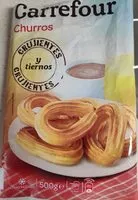 Quantité de sucre dans Churros carrefour