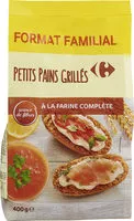Suhkru kogus sees Petits pains grilles