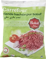 Frozen ground beef meats