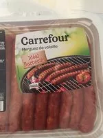 Cantidad de azúcar en Merguez de volaille