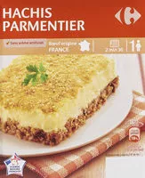 Cantidad de azúcar en hachis Parmentier