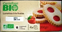 Jumlah gula yang masuk Lunettes à la fraise