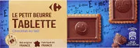 含糖量 Les Tablettes AU CHOCOLAT AU LAIT