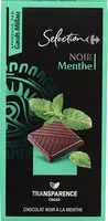 Quantité de sucre dans Noir menthe