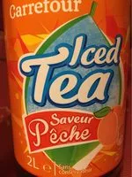 Sokerin määrä sisällä Iced Tea Saveur Pêche