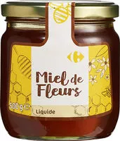 Sokerin määrä sisällä Miel de fleurs