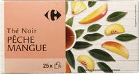 Suhkru kogus sees Thénoir saveur pêche mangue