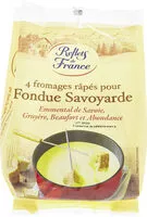 Amount of sugar in 4 fromages râpés pour fondue savoyarde