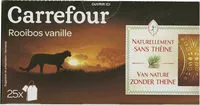 含糖量 Infusion rooibos saveur vanille