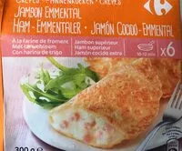 İçindeki şeker miktarı 6 Crêpes Jambon Emmental