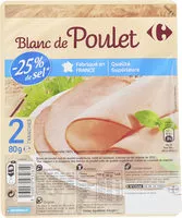 Suhkru kogus sees Blanc de Poulet Doré au four