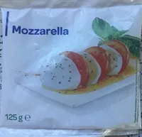 Amount of sugar in Mozzarella