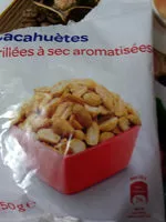 İçindeki şeker miktarı Cacahuètes grillés a sec aromatisées