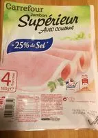 Quantité de sucre dans Le Supérieur Avec couenne