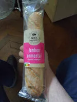 Jumlah gula yang masuk Sandwich Classique Jambon Emmental