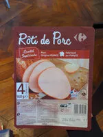 Jumlah gula yang masuk Rôti de porc