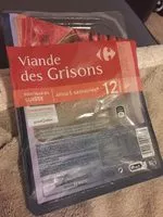 चीनी की मात्रा Viande des Grisons