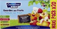 入っている砂糖の量 Fruit &Cie 18 POMME 18 POMME FRAISE 18 POMME POIRE 18 POMME BANANE
