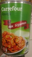 Jumlah gula yang masuk Ravioli légumes