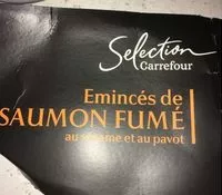 Amount of sugar in Emincés de saumon fumé au sésame et au pavot