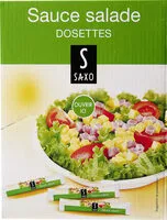 入っている砂糖の量 Sauce salade