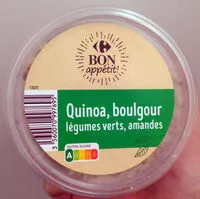 Jumlah gula yang masuk Quinoa & Boulgour Légumes Verts & amandes