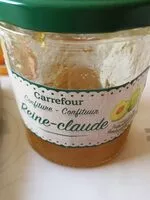 Cantidad de azúcar en Confiture Reine Claude carrefour