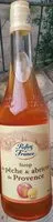 Jumlah gula yang masuk Sirop de pêche & abricot de Provence