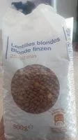 入っている砂糖の量 Lentilles Blondes