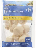 Cantidad de azúcar en Noix de Saint-Jacques*
