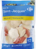 Cantidad de azúcar en Noix de Saint-Jacques*