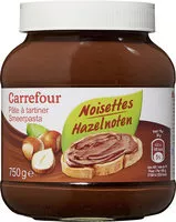 Quantité de sucre dans Pâte à tartiner