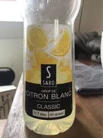 入っている砂糖の量 Sirop de citron blanc