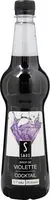 入っている砂糖の量 Sirop saveur violette
