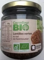 Количество сахара в Lentilles vertes au sel de Noirmoutier