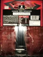 चीनी की मात्रा Viande des Grisons