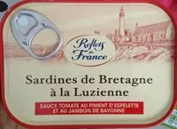Jumlah gula yang masuk Sardines de Bretagne à la Luzienne sauce tomate au piment d'Espelette et au jambon de Bayonne