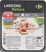 Cantidad de azúcar en Lardons Nature