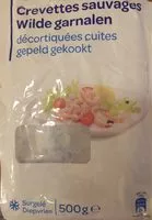 İçindeki şeker miktarı Crevettes sauvages décortiquées cuites