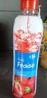 Quantité de sucre dans Sirop fraise
