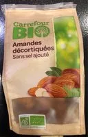 Suhkru kogus sees Amandes décortiquées
