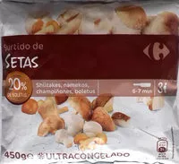 Jumlah gula yang masuk Assortiment de champignons