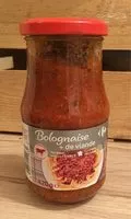 चीनी की मात्रा Bolognaise + de viande